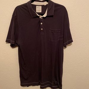 Billy Reid Mens Sz XL Short Sleeve Gray Polo Shirt - Beach Golf Tennis Summer